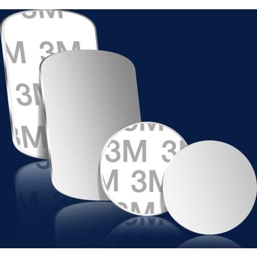 Iron Metal Plate Disk For Magnetic Car Phone Holder iRon Sheet Sticker Mini Iron Sheet For Magnet Mobile Phone Holder Car Stand