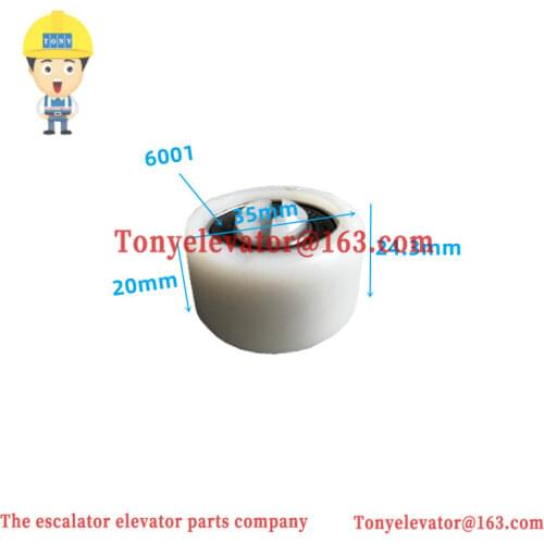 1737511200 Escalator Newel Guide Roller OD35mm W20mm 6001RS