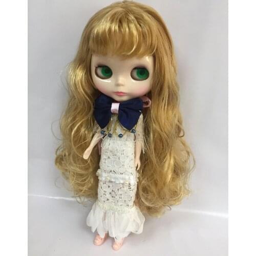 201702214 Nude Blyth Doll black skin fashion doll factory doll Suitable For DIY 8