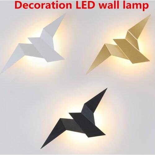2020 New Wall Lamp Background Wall Lamp Hardware Lamp Body AC220V AC110V Gold Black White Wall Lights Bedroom Bedside Lamp
