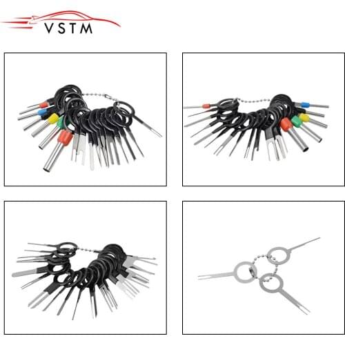 59pcs/set New Car Terminal Removal Kit Wiring Crimp Connector Pin Extractor Puller Terminal Repair Professional Tools