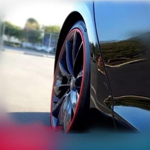 8M Car Wheel Hub Tire Protection Sticker For Peugeot 206 207 208 301 307 308 407 2008 3008 4008