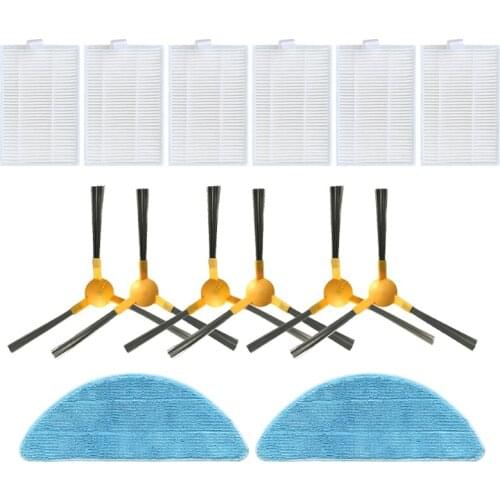 HEPA Filter Side Brush for MOOSOO RT30 RT40 RT50 R3 R4 Robot Accessory Set Vacuum Cleaners Parts Accessories