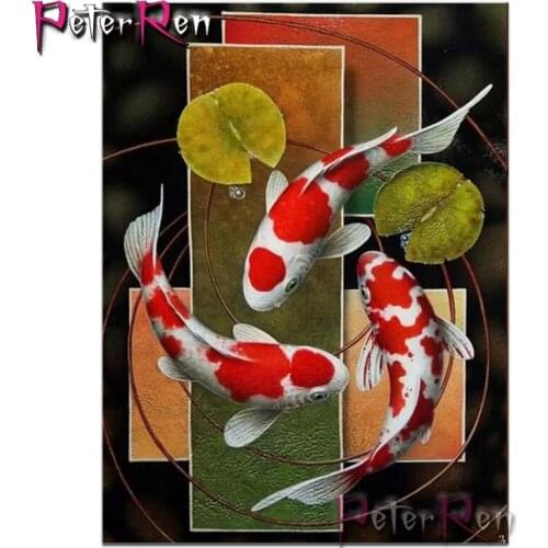 Diamond embroidery mosaic fish picture of rhinestones 5d needlework diamond painting embroidery cross stitch hobbies Handicrafts