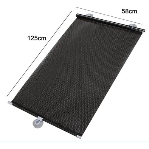 Car Sunshade Curtain Rear Side Window Front Back Windshield Sun Block Blinks Black Cover Suction Cup Universal Cars Accessories