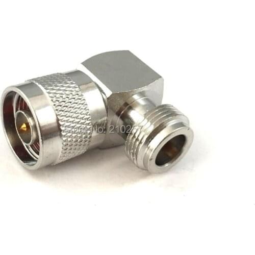 Free Shipping 1pcs N Male to N Jack Antenna Connector RF Right Angle Coaxial Adapter