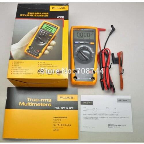Fluke 179C Digital Multimeter True-RMS Voltage & Current within 0.9% Accuracy FLUKE 179