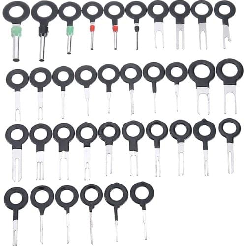 For CarPlug Repair Tool 36pcs Car Terminal Removal Tool Wire Plug Connector Extractor Puller Release Pin Extractor Kit