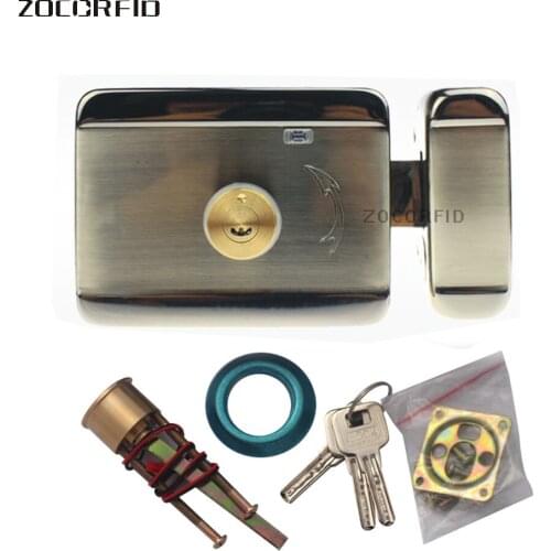 DC 10V-15V Electric Lock Control Access Mute motor Lock Electric Door Lock For Doorbell Intercom Access Control Security System