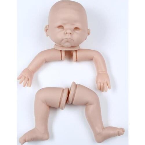 NPK reborn doll kits for 22inch Rebirth Infant Doll Mould DIY Unpainted silicone Doll Kit Reborn