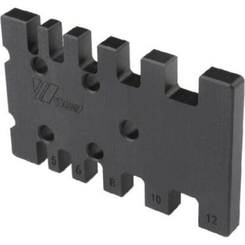 New High Precision Tenon Caliper Metric And Imperial Card Gauge Woodworking Router Saw Table Machine Measuring Tool Ruler