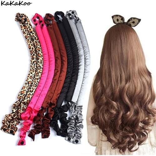 Heatless Curling Rod Headband Silk Rod Heatless Hair Heatless Curls Overnight Band Silk Magic Wave Hair Curler