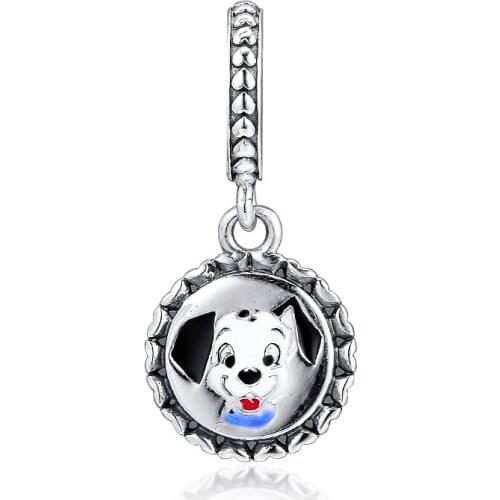 925 Sterling Silver Beads for Jewelry Making Dog Mom Silver Dangle Charms for Women DIY Fits Bracelets Kralen joyas de plata 925