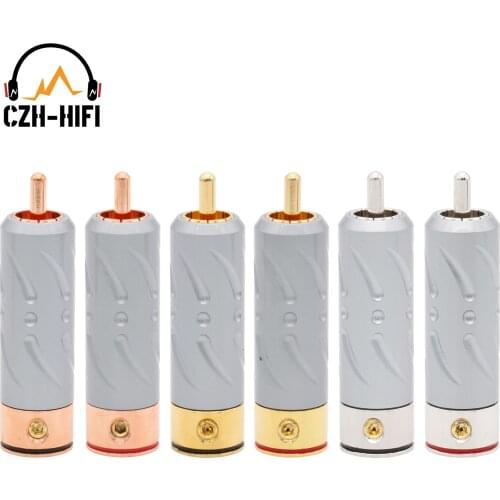 Brand New Viborg High End RCA Plug Cable Jack Terminal Turntable Amplifier CD Player DAC Connector HiFi Audio Video DIY