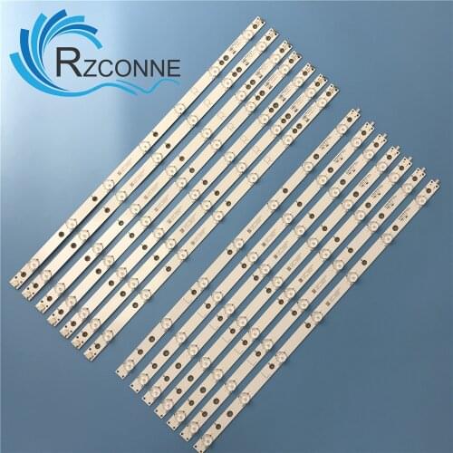 LED backlight strip 14 lamp for Philips 55"TV 55PFF5701 LB55072 55PUS6501/12 TPT550U2 EQLSHA.G GJ-2K16-550-D714-V4-L R TPT550J1