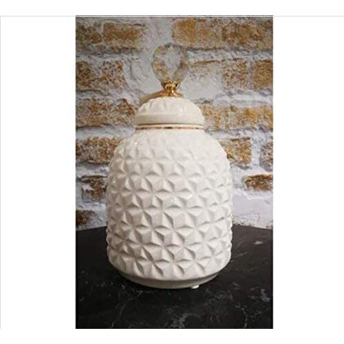 Vitale Gold Striped Cream Decor FK0150-14X30,5 CM