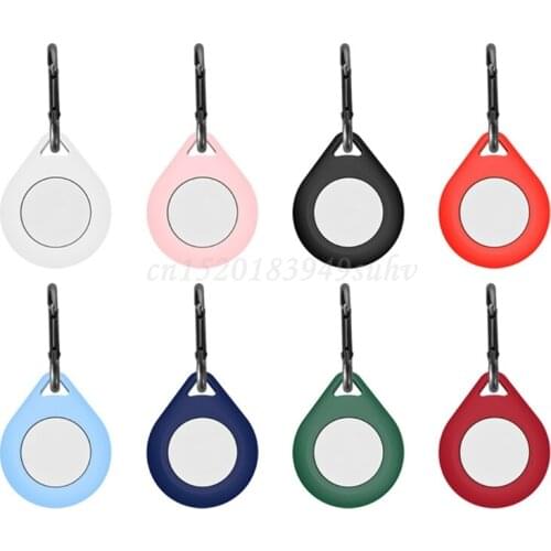 Anti-lost Protective Cover Soft Silicone Case Shell Location Tracker Protector for AirTags Bluetooth Tracker Accessories