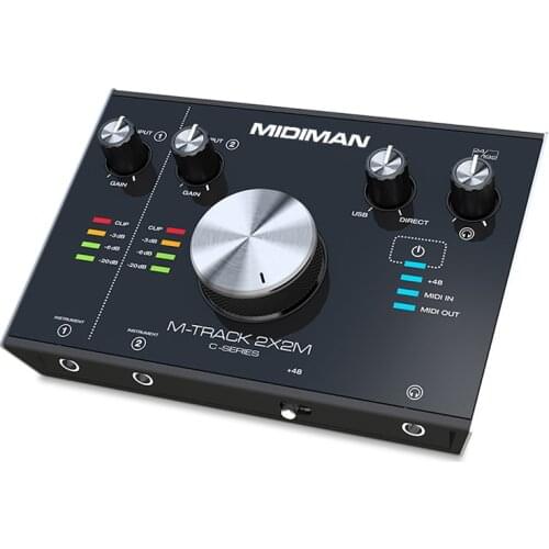 Audio circle preferred midiman M-Track 2X2M USB professional recording sound card, external MIDI arranger
