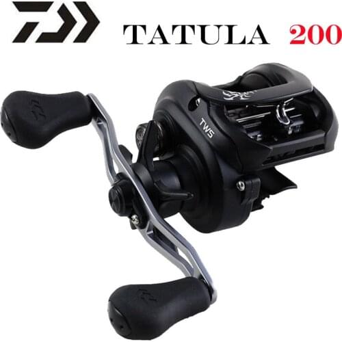 100% Original NEW DAIWA TATULA Saltwater Fishing Reel 200 H 200HL 200HS 200HSL 7BB + 1RB casting reel baitcasting reels