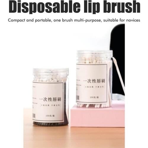 100Pcs/Box Lip Brushes Lip Applicators Portable Cosmetic Brush Makeup Tools Makeup Maquillaje Pincel De Maquiagem Beauty Blush