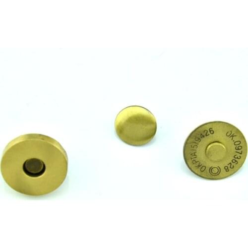 18mm Double rivets Magnetic Buttons Metal Magnet Buttons for Handbags Metal Button Fastener for Wallet Bags Clothes