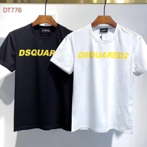 2021 Fashion Trend Dsquared2 Mens Premium Printed Short Sleeve T-Shirt DT776
