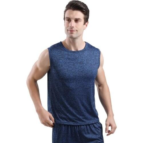 2021 Gym Workout Sleeveless Shirt Tank Top Men Bodybuilding Clothing Fitness Mens Sportwear Vests Muscle Men Tank Tops