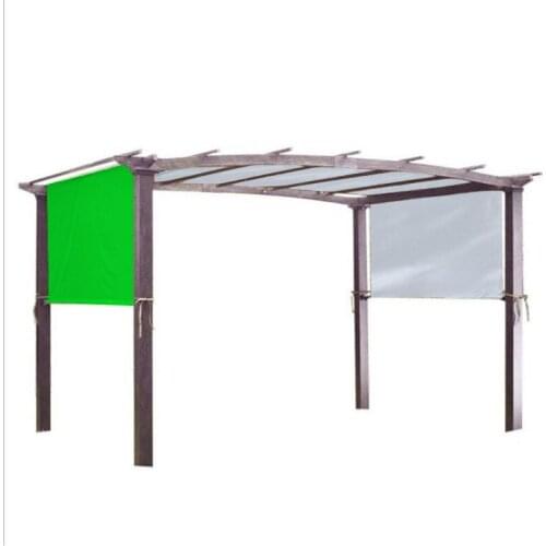 Pergola Replacement Canopy Cover with Fixation Strap Universal Waterproof Canopy Top for Outdoor Home Shade Structure LBS