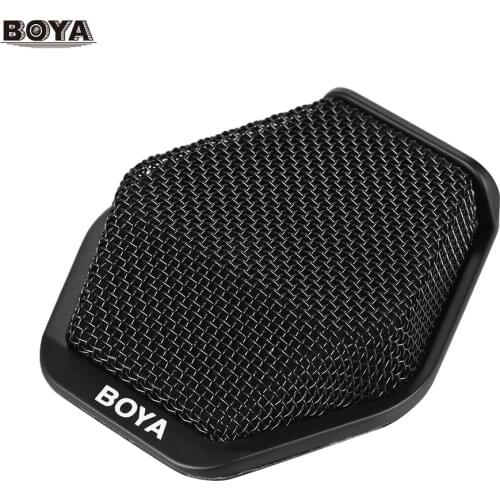 BOYA BY-MC2 Super-cardioid Condenser Conference Microphone with 3.5mm Audio Jack & 5V USB Interface for Conference Room