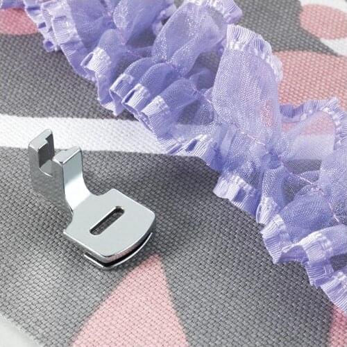 Household multi-function sewing machine low handle pleating thin material 702 presser foot