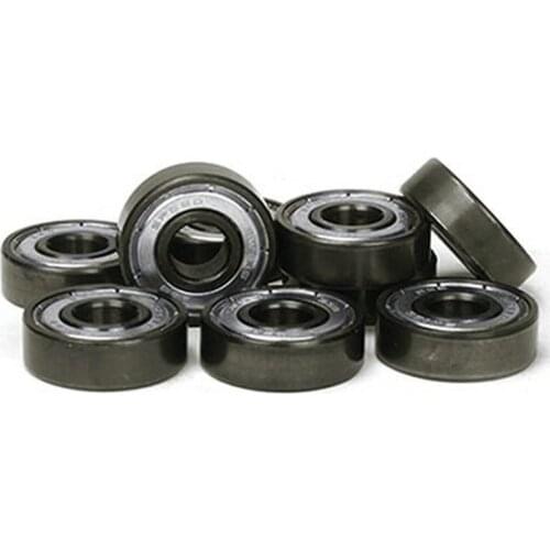 Black Ceramic Roller Bearing Black Ceramic Six Bead Slide Bearing Roller Skates Skates Black Ceramic Bearing Slide Accessories