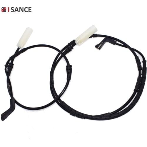 ISANCE Front & Rear Brake Pad Wear Wire Indicator Sensor For BMW 1 3 Series E81 E82 E87 E88 E90 M3 OE# 34356789445, 34356789440
