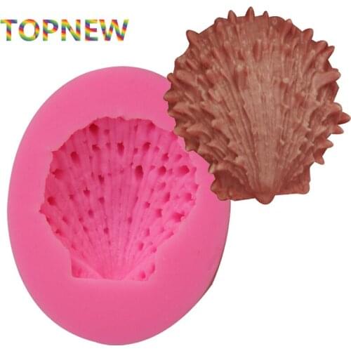 DIY Fondant Cake Decorating Shell Scallop Conch Silicone Mold Sugarcraft Tools
