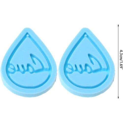 Epoxy Resin Mold Handmade Earring Pendant Casting Silicone Mould DIY Crafts Tool