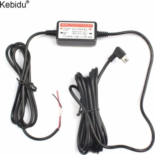 Kebidu USB Port Car DVR Exclusive Power Box for Camera Recorder DVR Wire Cable Car Charger Kit 12V - 24V to 5V
