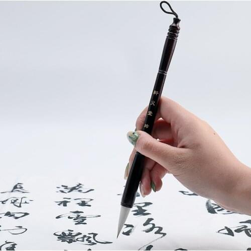 Chinese Mutiple Hair Calligraphy Pens Rabbit Hair Regular Script Chinese Landscape Ink Painting Writing Brush Tinta China