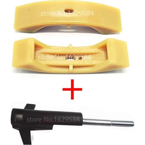 4 Pcs Turbo Timing Camshaft Chain Tensioner Shoe Pads With Halter Case for VW Golf Passat For Audi A4 Quattro TT Quattro 1.8T