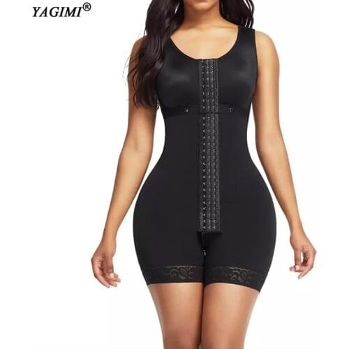 YAGIMI Full Body Shaper Post Liposuction Girdle Corset Butt Lifter Slimming Shapewear Tummy Control Waistshaper Waist Trainer