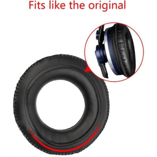 2021 New 1Pair Replacement Soft Leather Ear Pads Cushions Earpads for AKG K240 K241 K270 K271 K272 Headphones Headset