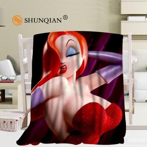 Jessica Rabbit Blanket Soft Sofa Bed Throw Blanket Kid Adult Warm Custom Blanket 56x80Inch50X60Inch40X50Inch