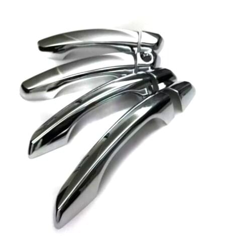 FIT FOR HYUNDAI ELANTRA AVANTE 2016 2017 CHROME DOOR HANDLE COVER TRIM MOLDING CATCH OVERLAY GARNISH CAP CUP PROTECTOR 8PCS/SET