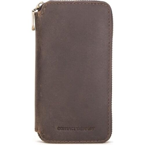 Vintage Leather Watch Box Zipper Storage Case Dual Wristwatch Organizer Pouch Handmade Box Watch Bag Watch Accessories Brand New