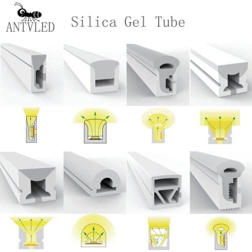 WS2811WS2812B WS2813 WS2815 RGBW LED Neon Rope Tube Silicone Gel Flexible Strip Light Soft Lamp Tube Waterproof IP67 For Room