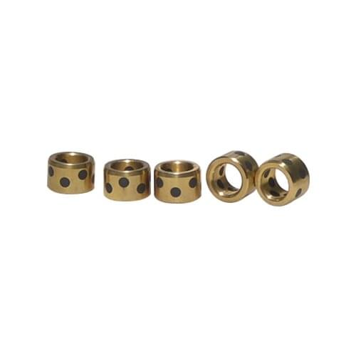 10mmx12mmx10mm linear graphite copper set bearing alloy bushing oil self-lubricating JDB 10x12x10 1pcs