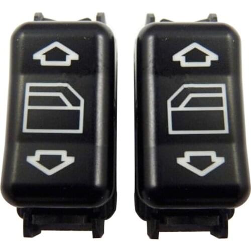 1248204510 Black Left & Right Electric Master Control Power Window Switch For Mercedes-Benz E W124 W126 W201 W463 1248204610