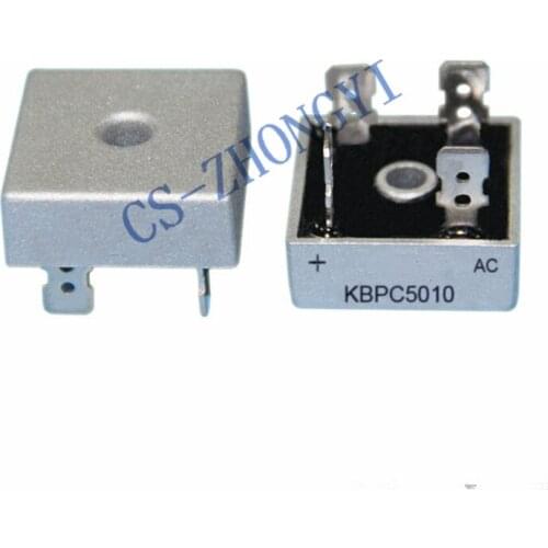 2PCS KBPC5010 50A 1000V Diode Bridge Rectifier kbpc5010