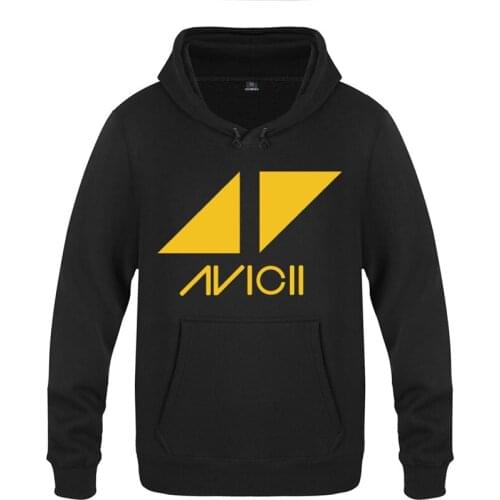 Avicii Rock Band DJ Music Hoodie Sweatshirts Men Fashion Mens Long Sleeve Hooded Fleece Pullover Hoodies Hip Hop