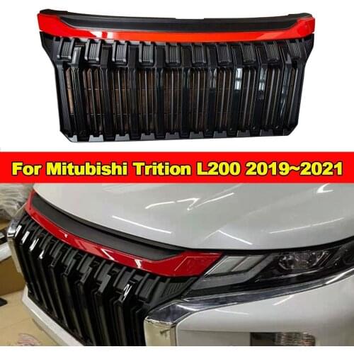 Car Accessories Auto Bumper Grilles Modified Grille For Mitubishi Trition L200 2019~2021 New design Front Radiator Grill
