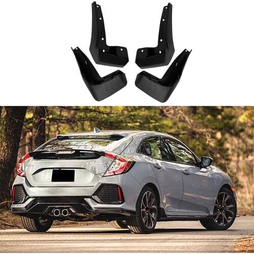 For Honda Civic Hatchback 2019-2020 Front&Rear Mud Flap Guard Fenders Mudguard Splash Mudflaps Fender Mudguards