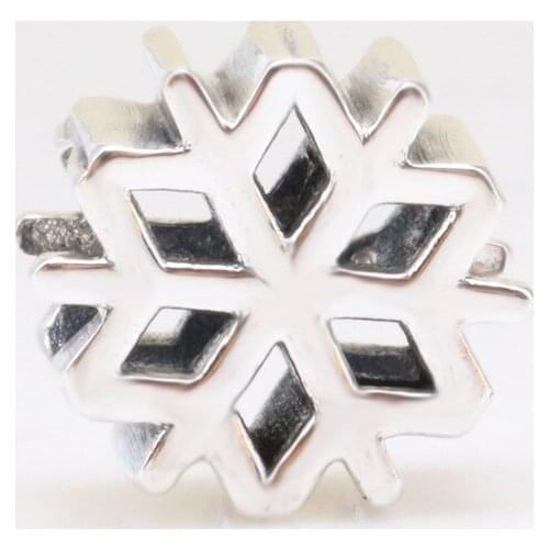 Valentines Day S925 Sterling Silver Sparkling hollow snowflake beads Fit Original Bracelets Women Jewelry Gifts